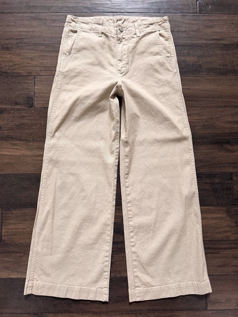 AMO Amazing Edith Wide Leg Stone Trouser Pants Sz 27 NEW (sample)